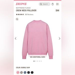 SKIMS CREW NECK PULLOVER